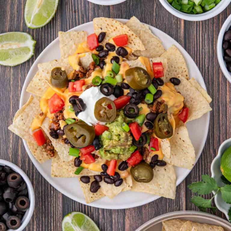 Best Nacho Bar Ideas and Toppings - Eatingonadime.com