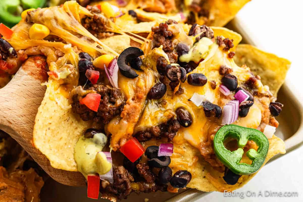 Easy Oven Nachos — (Sheet Pan, Perfect for a Crowd)