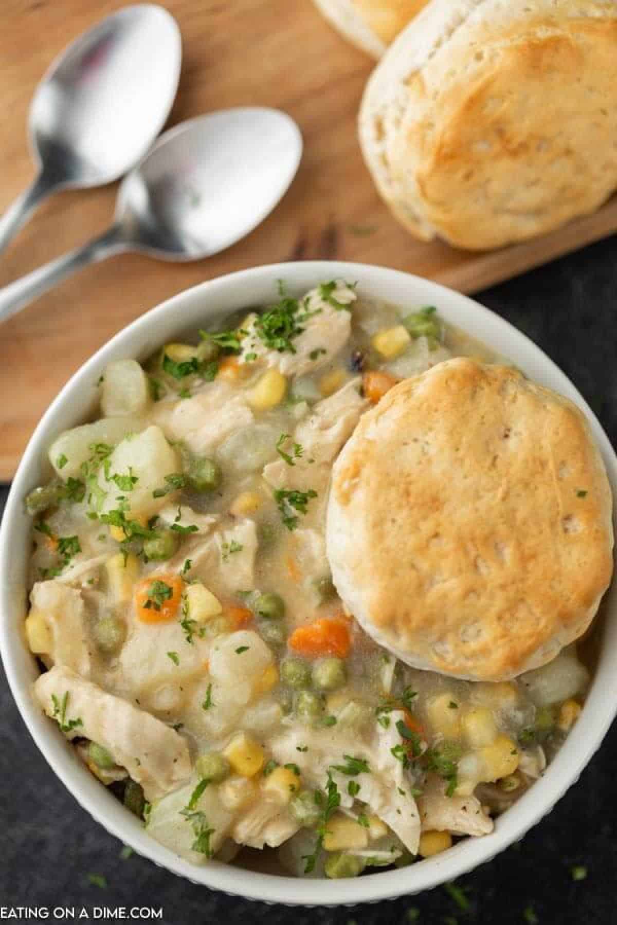 Pressure cooker chicken pot pie best sale