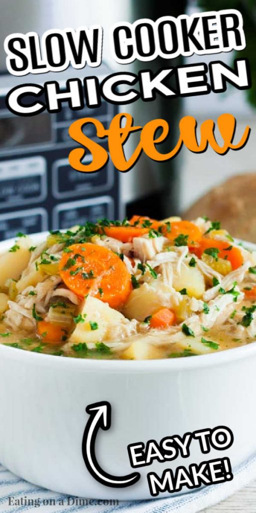 Crock pot chicken stew recipe - slow cooker chicken stew