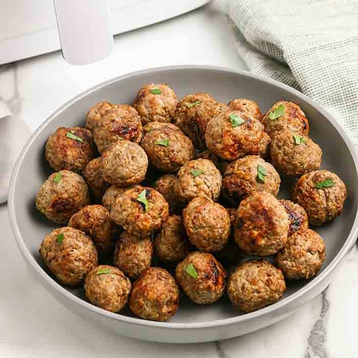 Air Fryer Meatballs Perfectly Juicy The Recipe Rebel