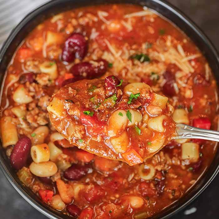 Olive Garden Pasta Fagioli - The Slow Roasted italian