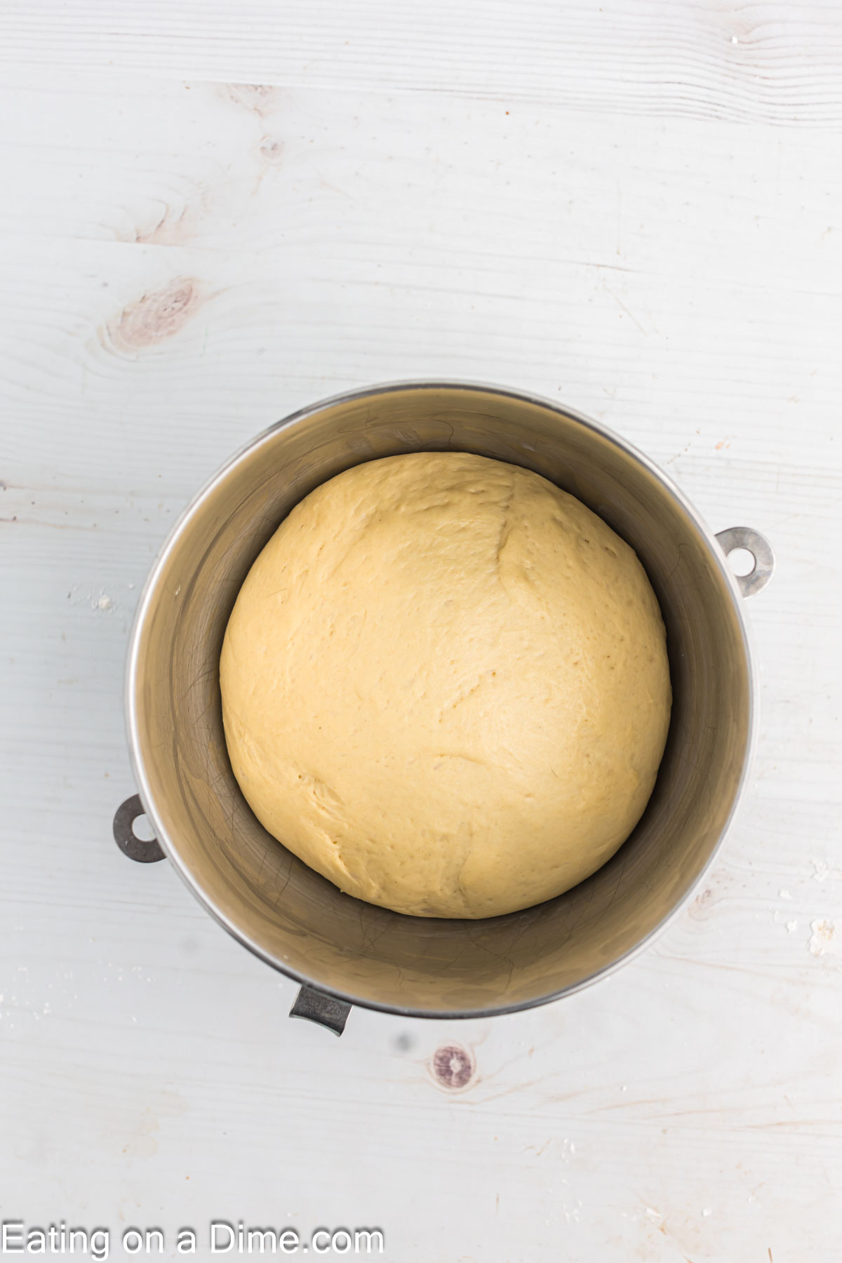 Dough ball in a bowl