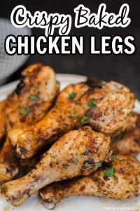 Baked chicken legs recipe - easy baked chicken drumsticks in 30 minutes