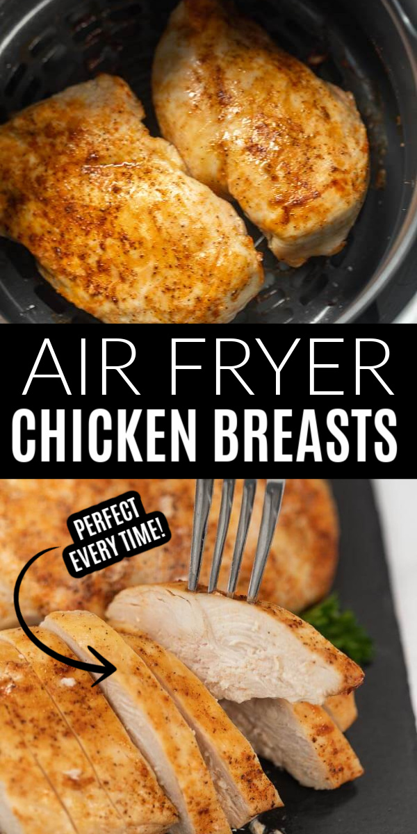 Air fryer chicken breast recipes make an easy and delicious weeknight dinner idea. Each bite is moist and juicy while being simple to prepare. Learn how to make Air fryer chicken that is perfect and healthy. #eatingonadime #airfryerchicken #AirFryerRecipes #boneless