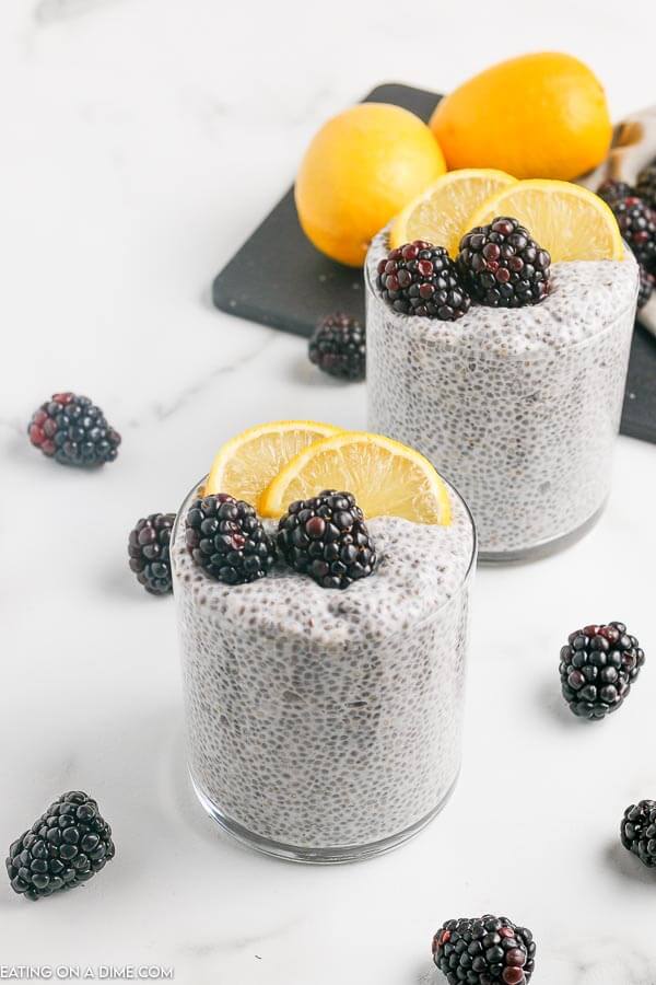 Chia pudding is healthy and delicious while being super easy to prepare. Make this ahead of time for breakfast or a healthy snack.