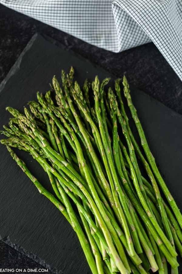 Air fryer asparagus is the perfect side dish in less than 5 minutes! Enjoy this healthy and delicious recipe with very little work. 