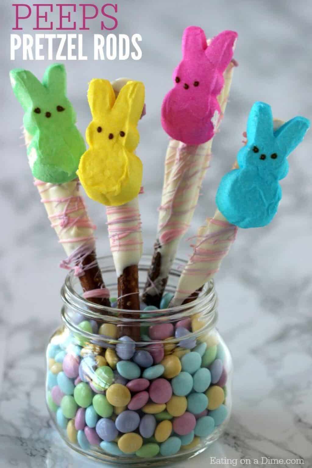 PEEPS Chocolate Covered Pretzel Rods - Eating on a Dime