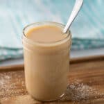 Homemade sweetened condensed milk is super easy to make with only 4 ingredients. Learn how to make this at home to save money. 