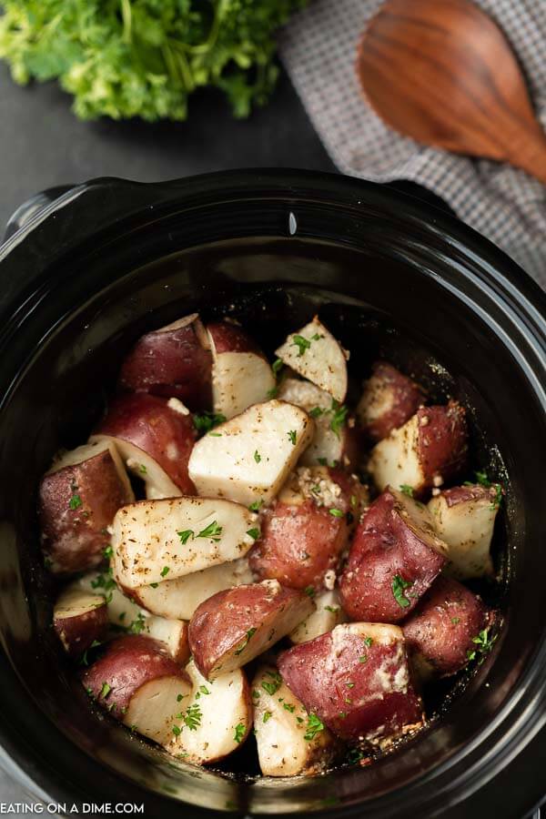 picture of potatoes in crock pot
