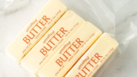 Learn how to freeze butter. You can actually freeze sticks or tubs of butter.  Start doing this today and save time and money. 