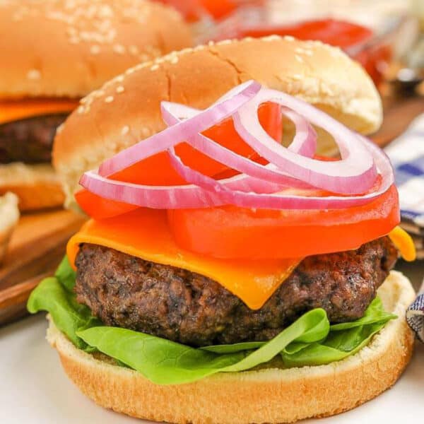 Air fryer hamburgers are delicious and so easy to prepare. Enjoy juicy and flavor packed burgers in just minutes thanks to the air fryer. 