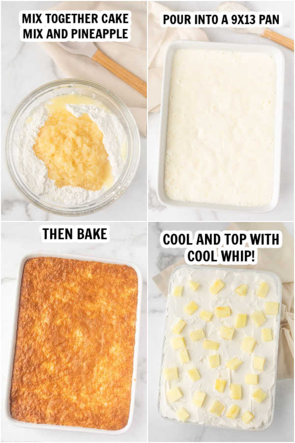 how to make pineapple angel food cake