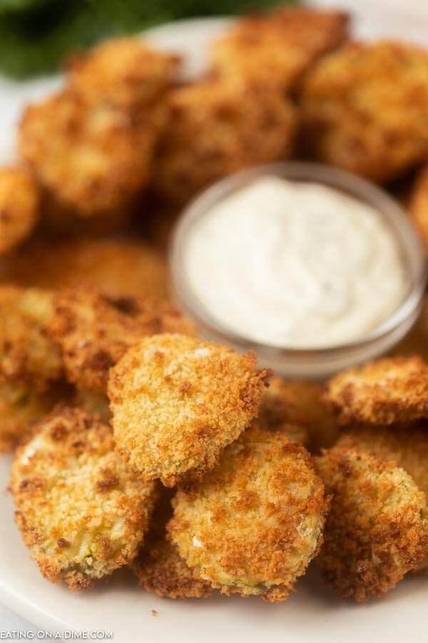 fried pickles with ranch
