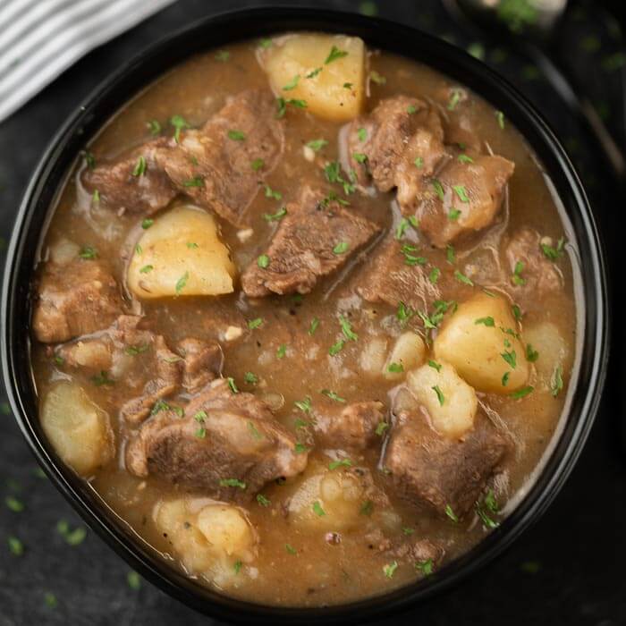 Crock pot Steak and Potato Beef Stew (and VIDEO) - Steak Beef Stew
