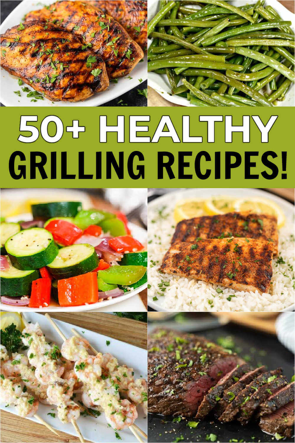 Grilling is so much fun and we have lots of easy healthy grilling recipes . From chicken and beef to veggies and more, there are tons of ideas. You’ll love these healthy grilling dinner recipes including foil packets.  #eatingonadime #healthyrecipes #grillingrecipes 
