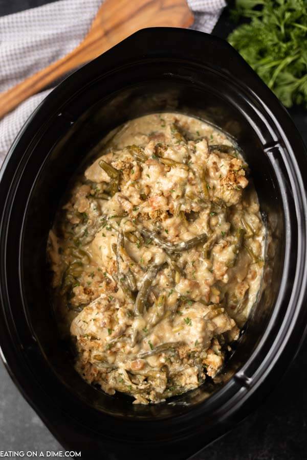 Crock Pot Stuffing (Recipe + Video)