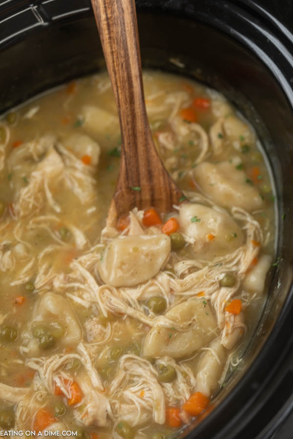 Crockpot Chicken and Dumplings (& VIDEO!) - Easy Chicken & Dumplings