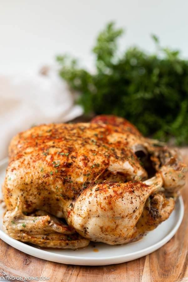 picture of whole instant pot chicken.