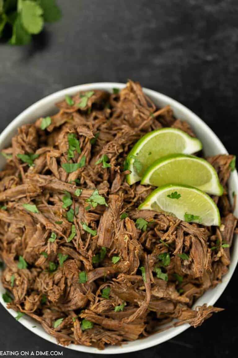 Instant pot Mexican Shredded Beef Tacos - Easy Mexican Shredded Beef