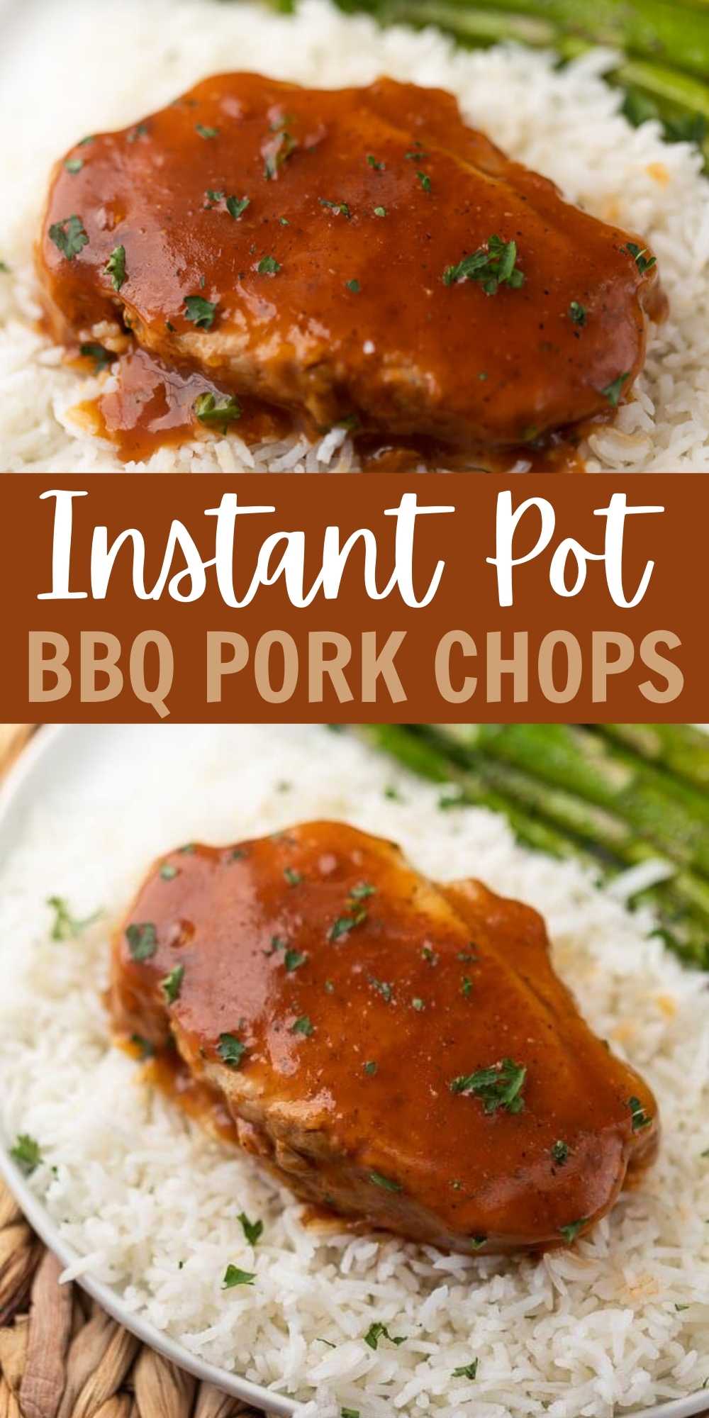 Everyone will love this Instant Pot BBQ Pork Chops Recipe! BBQ Boneless Pork Chops Recipe is incredibly simple. Try Barbecue Pork Chops Pressure Cooker Recipe today! This recipe is easy to make and delicious too! #eatingonadime #instantpotrecipes #porkrecipes #pressurecookerrecipes 
