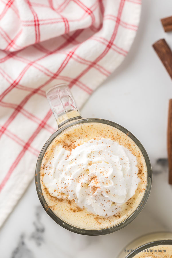 Homemade eggnog recipe is so rich and creamy. This easy eggnog recipe has the perfect blend of spices for a great holiday drink. 