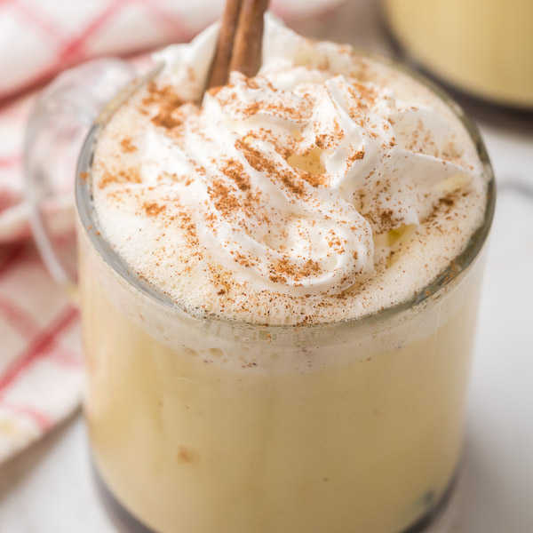 Homemade eggnog recipe is so rich and creamy. This easy eggnog recipe has the perfect blend of spices for a great holiday drink. 