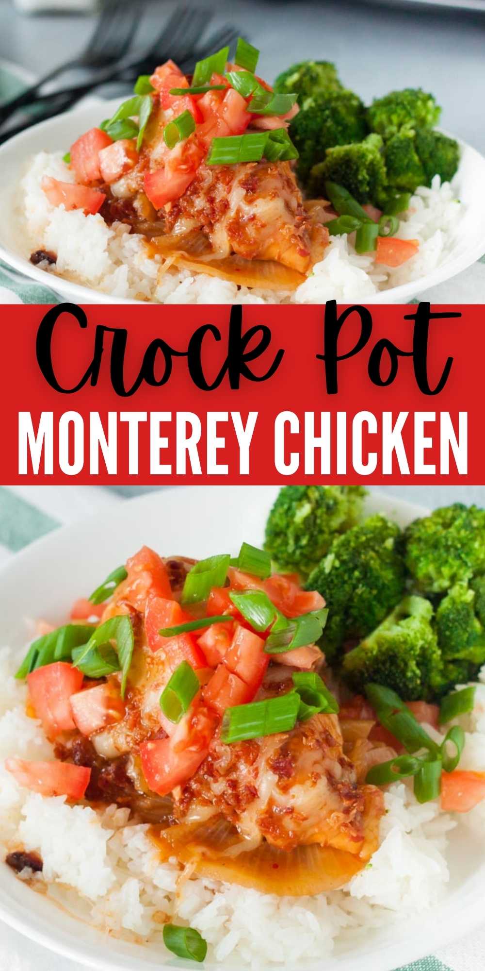Crock Pot Monterey Chicken Recipe has lots of cheese, barbecue sauce and crispy bacon for the best meal. Try this easy Monterey chicken recipe. It’s an easy and delicious slow cooker recipe recipe! #eatingonadime #crockpotrecipes #slowcookerrecipes #chickenrecipes   
