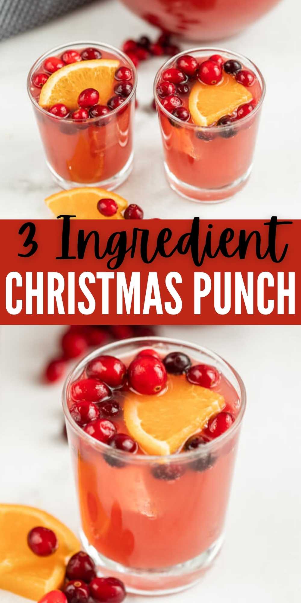 Christmas punch - 3 ingredient Christmas morning punch