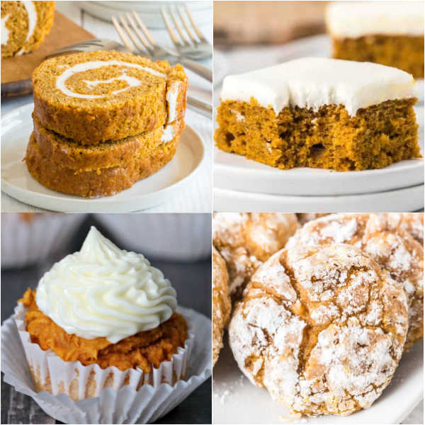 If you love all things pumpkin, we have all of the easiest and the best pumpkin recipes for you to try! Find over 30 easy pumpkin recipes that are perfect for Fall baking. These recipes includes healthy recipes, savory recipes and sweet dessert recipes that the entire family will love! #eatingonadime #pumpkinrecipes #fallrecipes #pumpkin 
