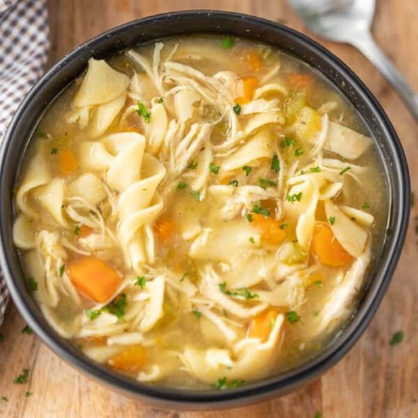 A Bowl of Chicken Noodle Soup.