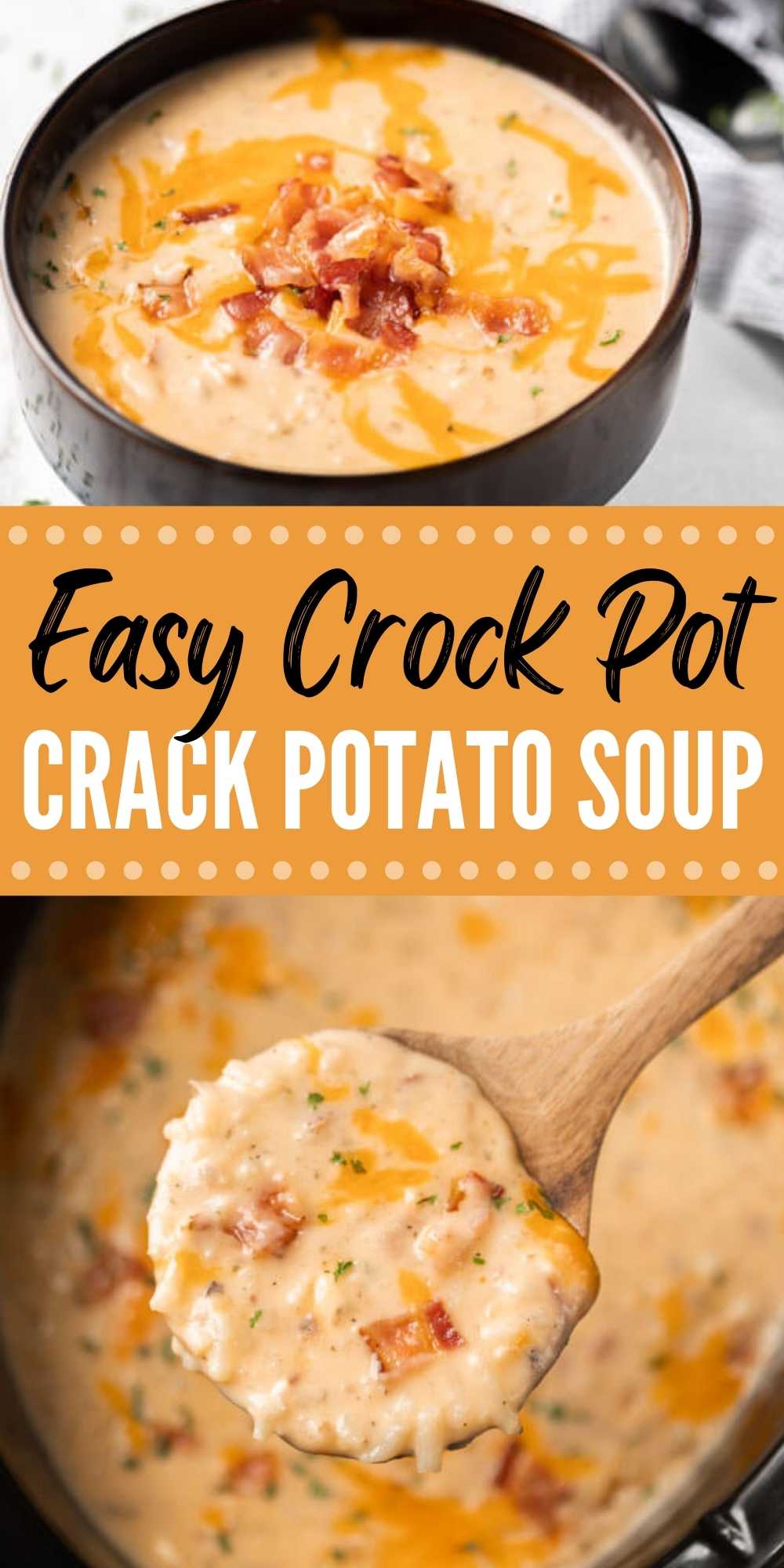 Crock pot Crack Potato Soup Recipe