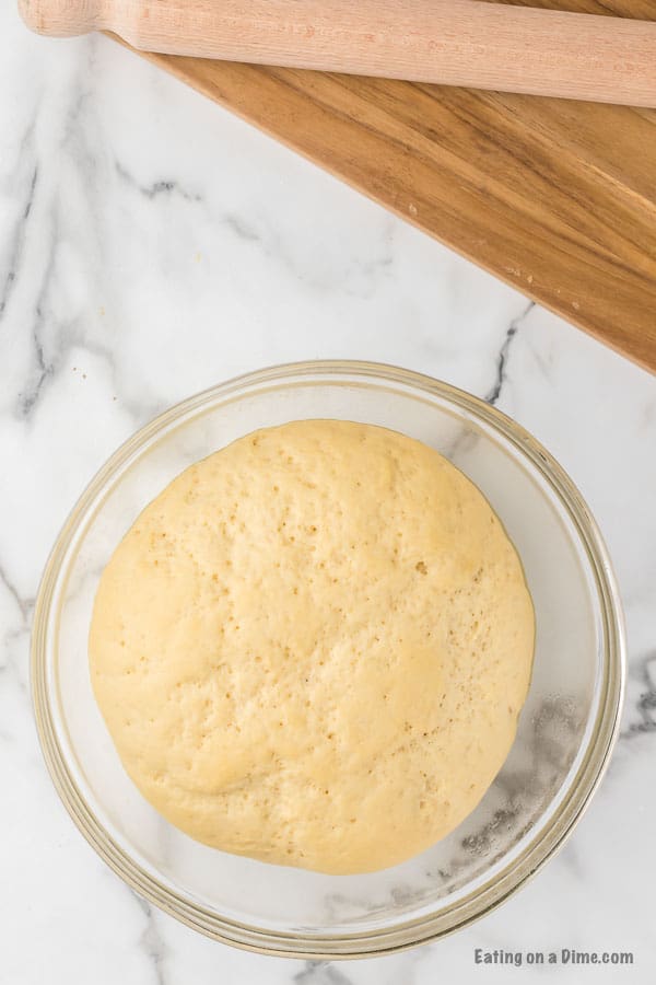 Allow dough to double in size in a bowl