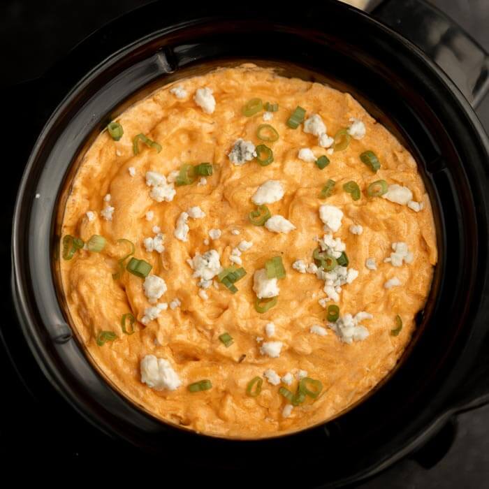 Crockpot Buffalo Chicken Dip