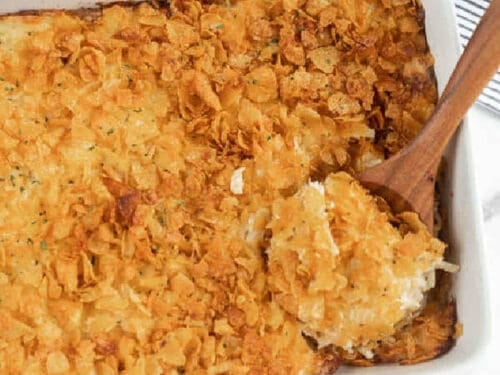 Easy Chicken Hashbrown Casserole Recipe