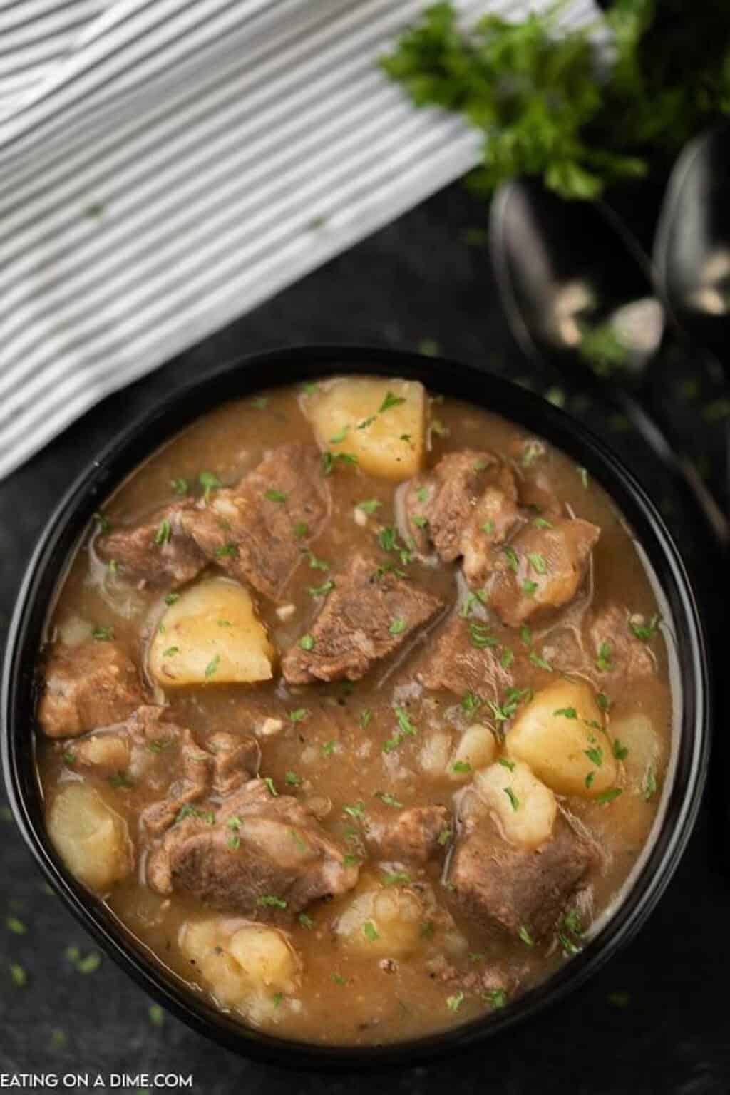 Hearty Crock Pot Steak Stew