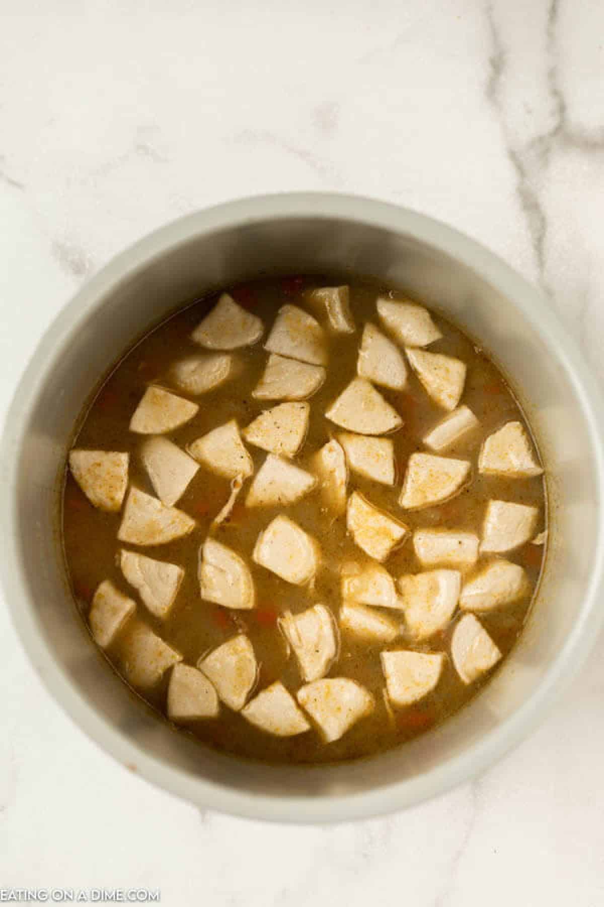 Instant pot chicken and dumplings VIDEO ready in minutes