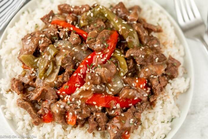 You don't need take out with this easy Instant Pot Pepper Steak. This pepper steak recipe is bursting with flavor and so simple.