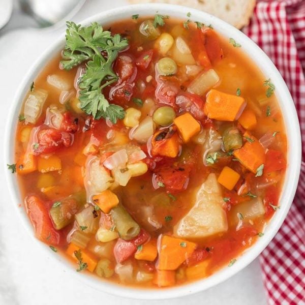 Instant Pot Vegetable Soup - Delicious Soup Ready in minutes!