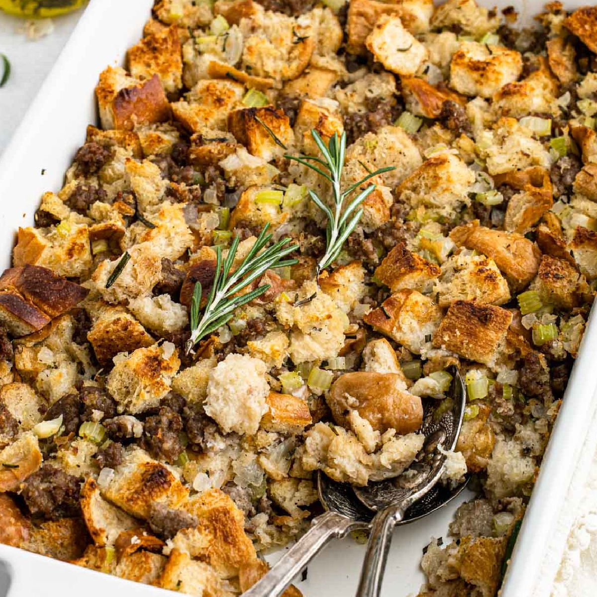 The Best Sausage stuffing - Eating on a Dime