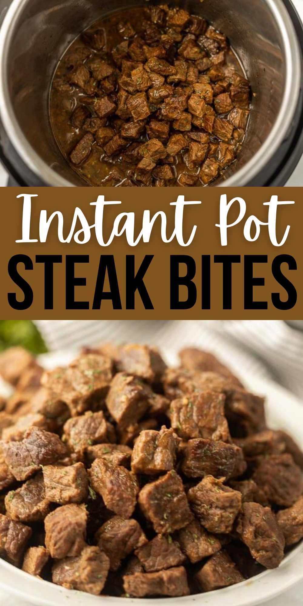 Instant pot Steak Bites recipe - Keto Steak Bites Recipe
