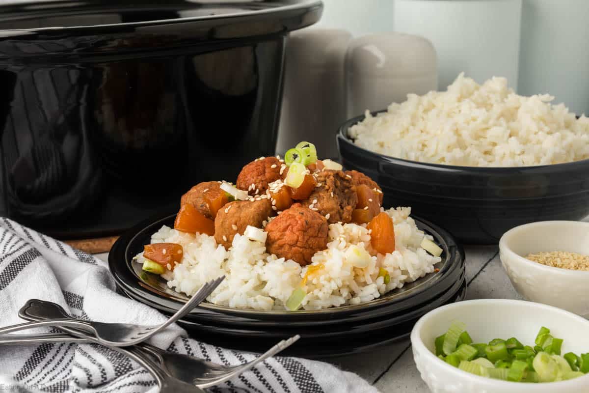 Slow Cooker Teriyaki Meatballs Recipe