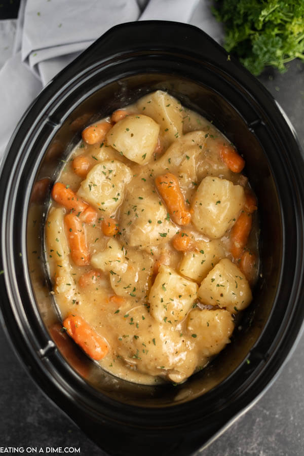 Ranch Chicken in the crock pot. 