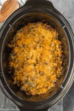 Crockpot Hamburger Hashbrown Casserole Recipe - easy dinner idea