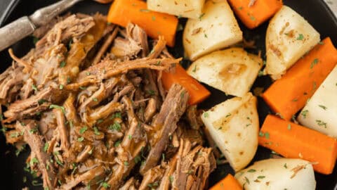 Crock Pot Roast Recipe (& Video!) - Eating on a Dime