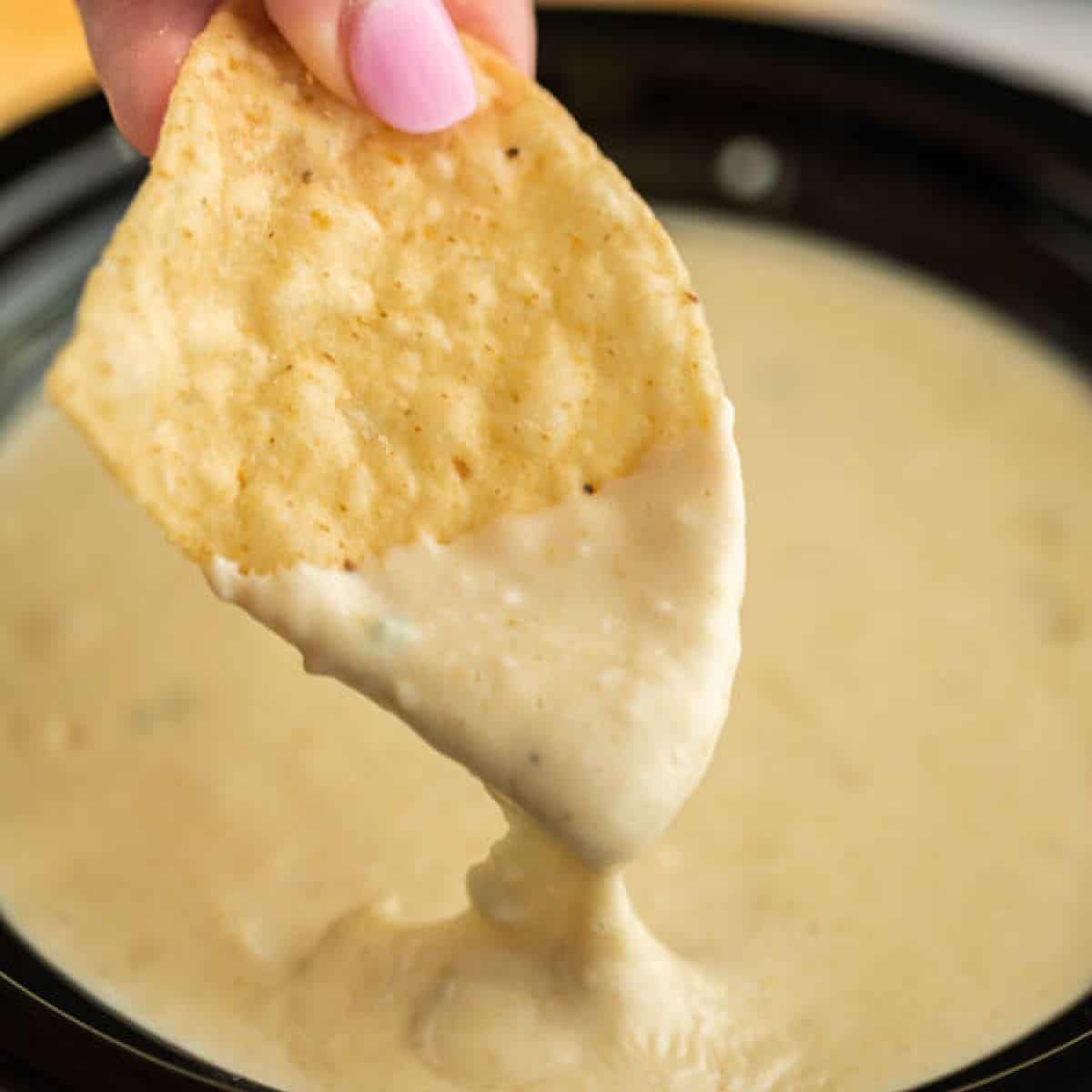 Crockpot Queso Cheese Dip Recipe - The Cookie Rookie®