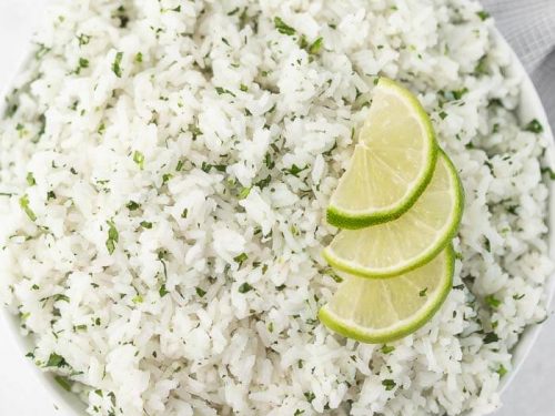 Slow Cooker Rice Recipe with Cilantro • A Weekend Cook®