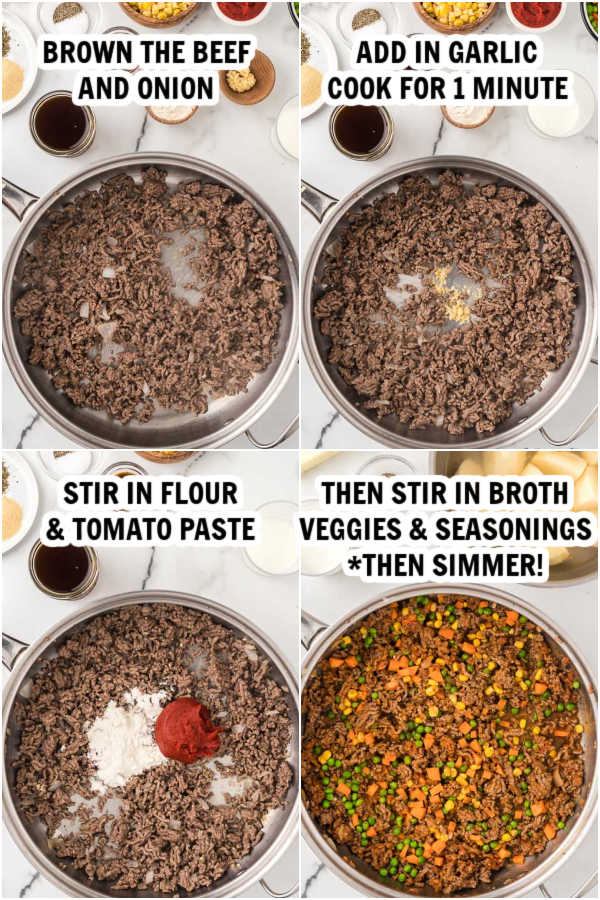 The process of making the meat mixture