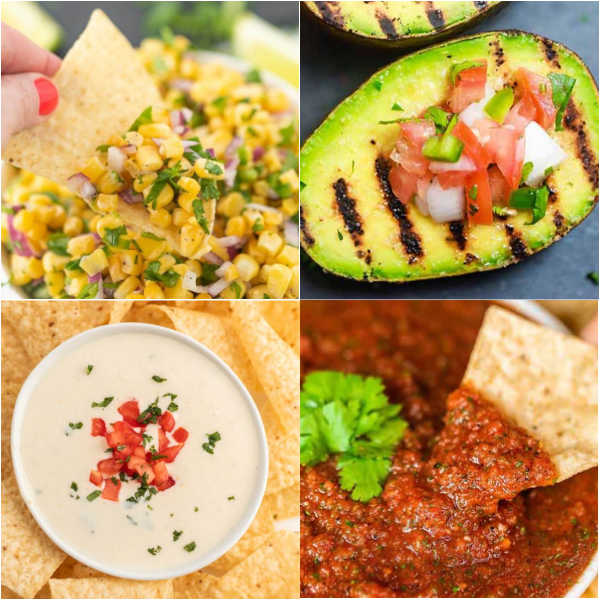 Here are the best side dishes to go great with any type of enchiladas! You’ll love these easy sides to serve with your favorite enchilada recipe.  You’ll never know wonder what to serve with beef enchiladas or chicken enchiladas again!  #eatingonadime #sidedishes #enchiladas #sidedishrecipes 
