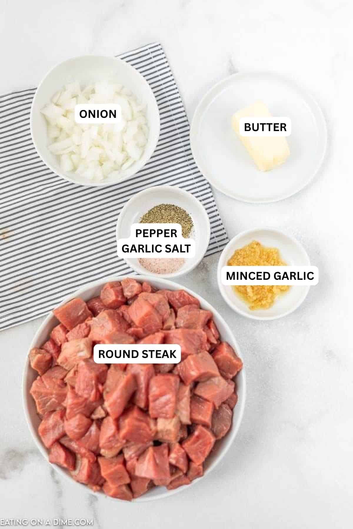 Make pressure cooker steak bites to get dinner on the table fast. Instant Pot Steak Bites Recipe is a must try. Everyone will enjoy the tender steak. Ingredients for recipe: onion, butter, pepper, garlic salt, minced garlic and round steak.